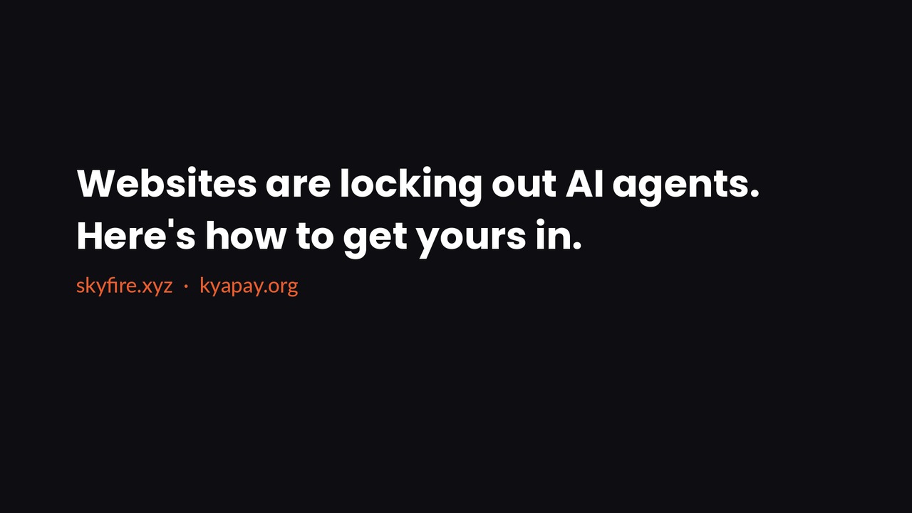 Websites are locking out AI agents. Here’s how to get yours in.